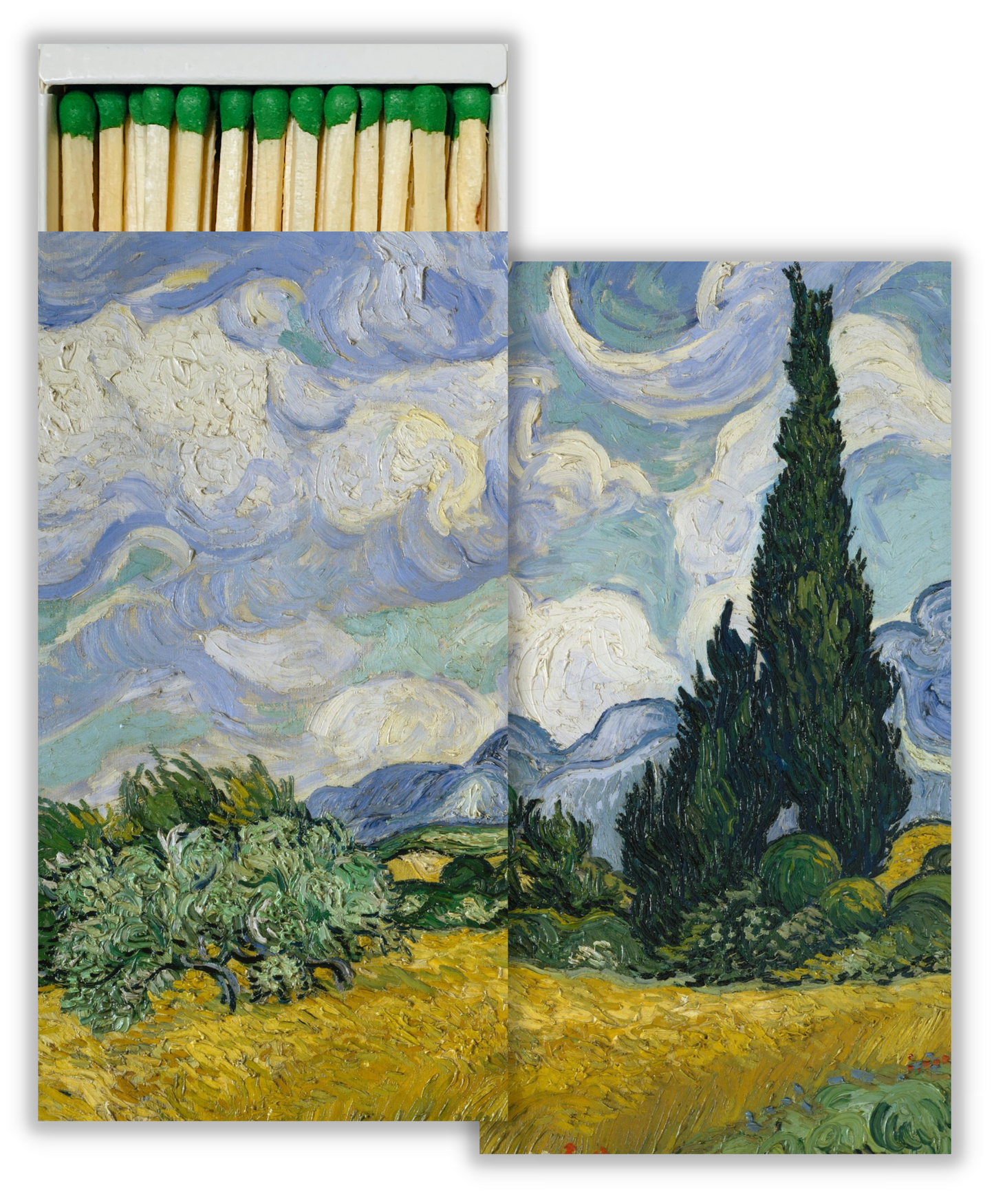 Decorative Matchbox - Wheat Field