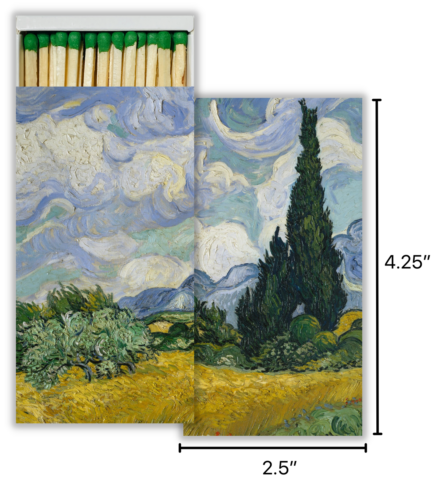 Decorative Matchbox - Wheat Field