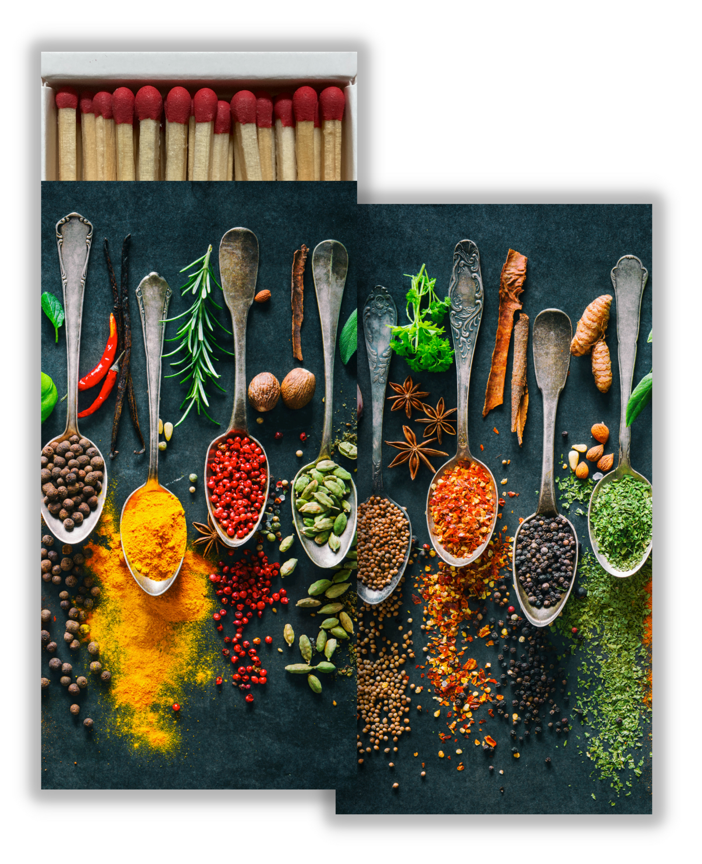 Decorative Matchbox - Herbs and Spices