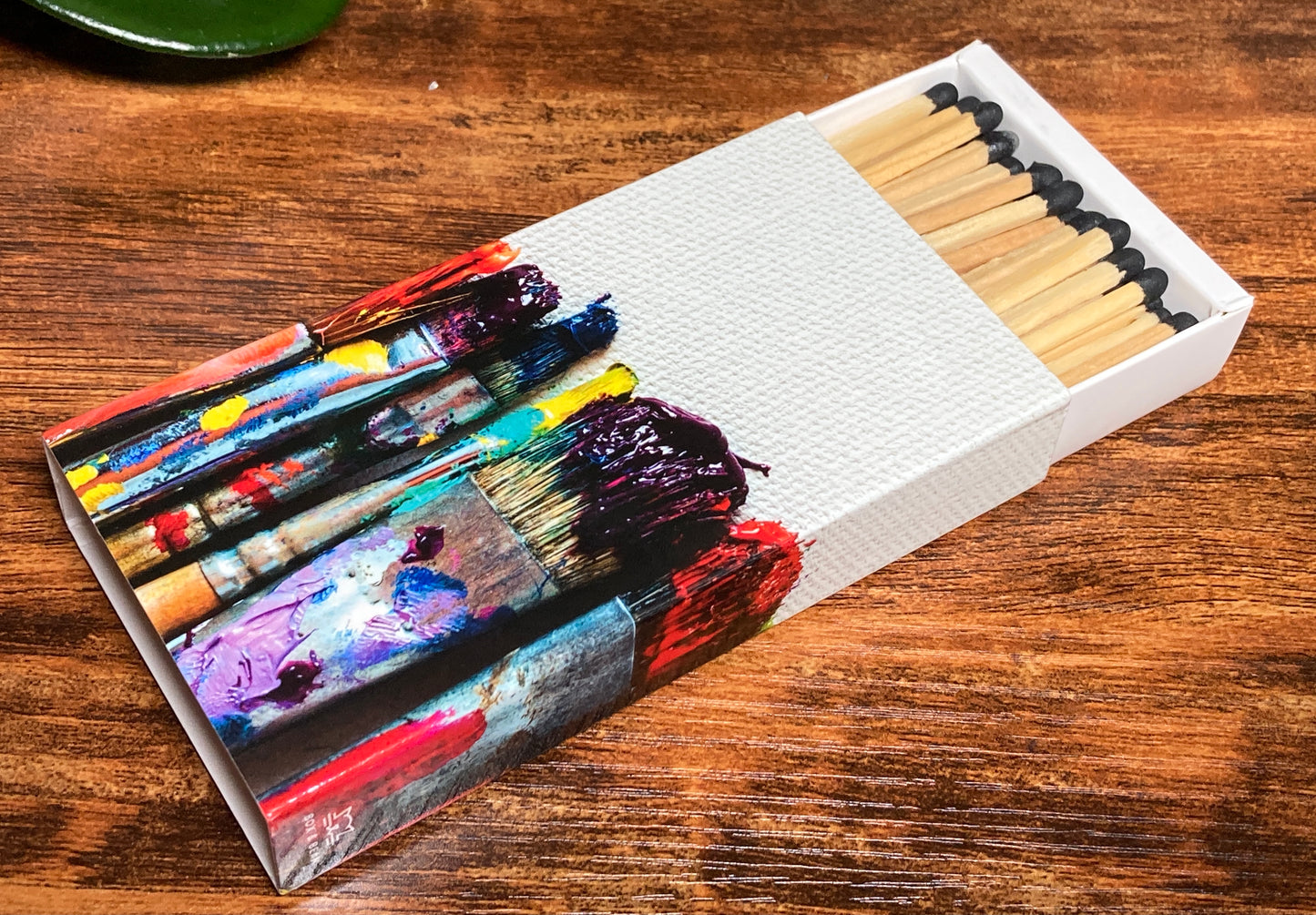 Decorative Matchbox - Paint Brushes