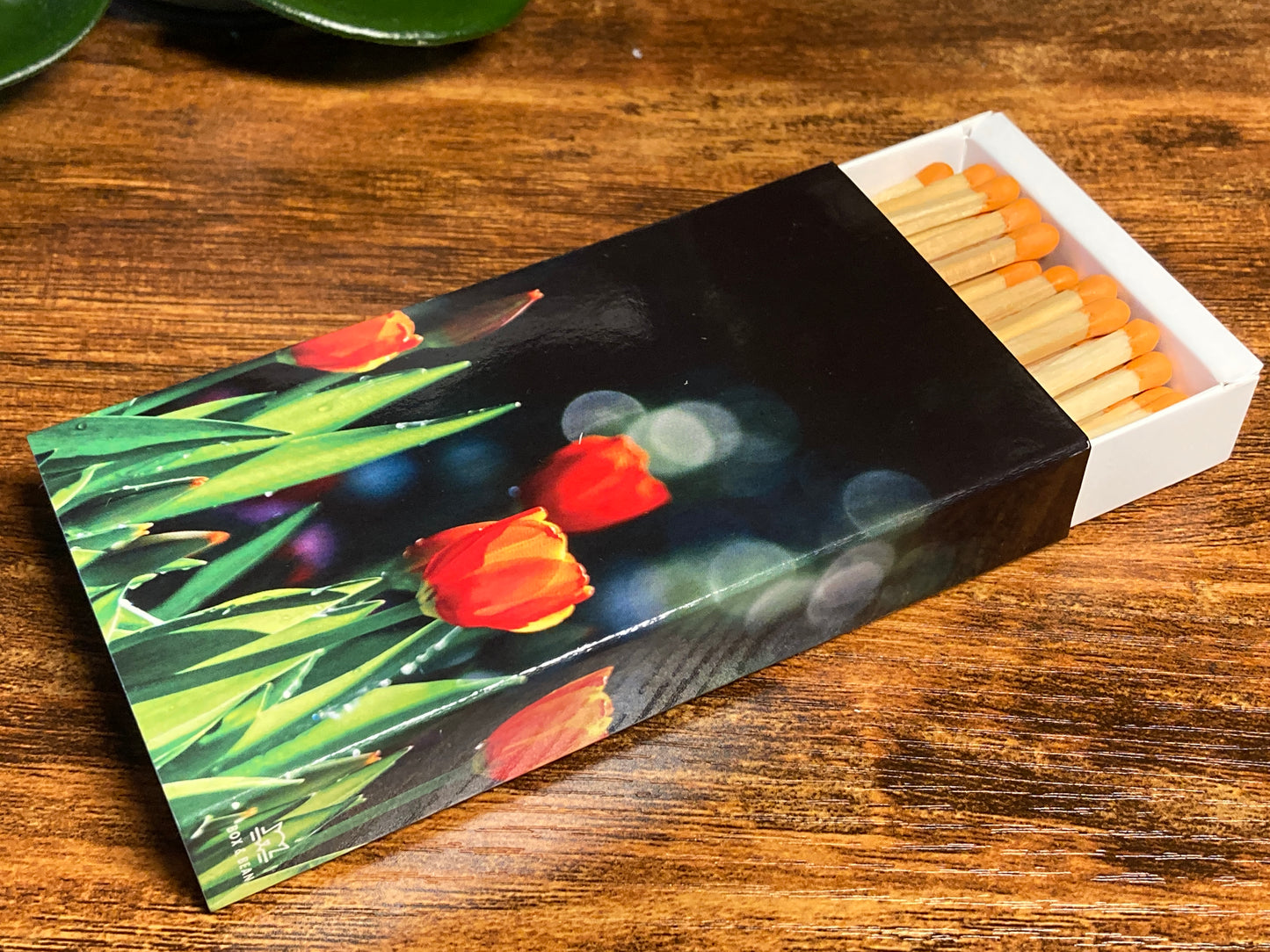 Decorative Matchbox - Tulips