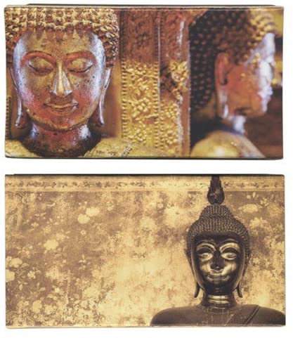 Decorative Matchbox - Golden Buddhas