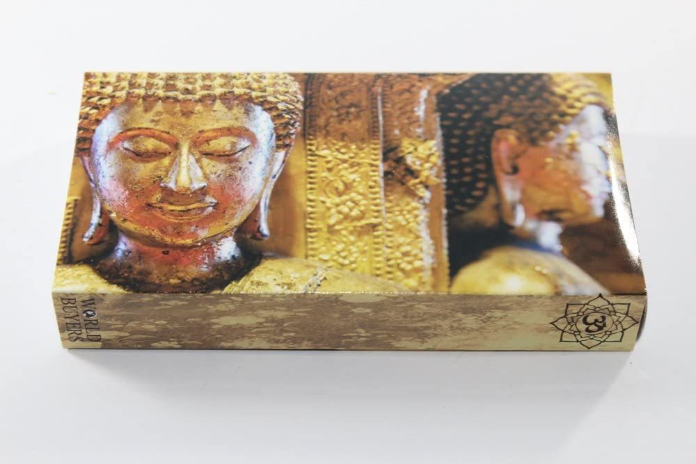 Decorative Matchbox - Golden Buddhas