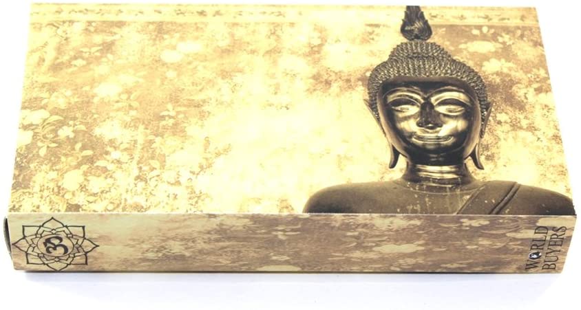 Decorative Matchbox - Golden Buddhas