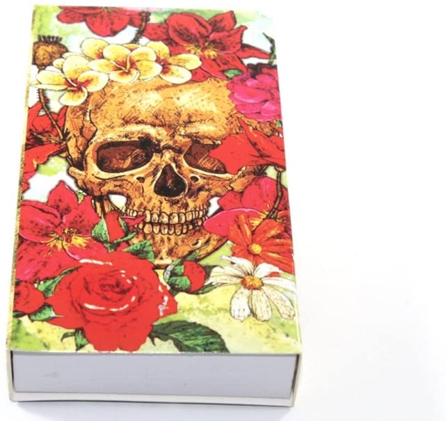 Decorative Matchbox - Skull Bouquet
